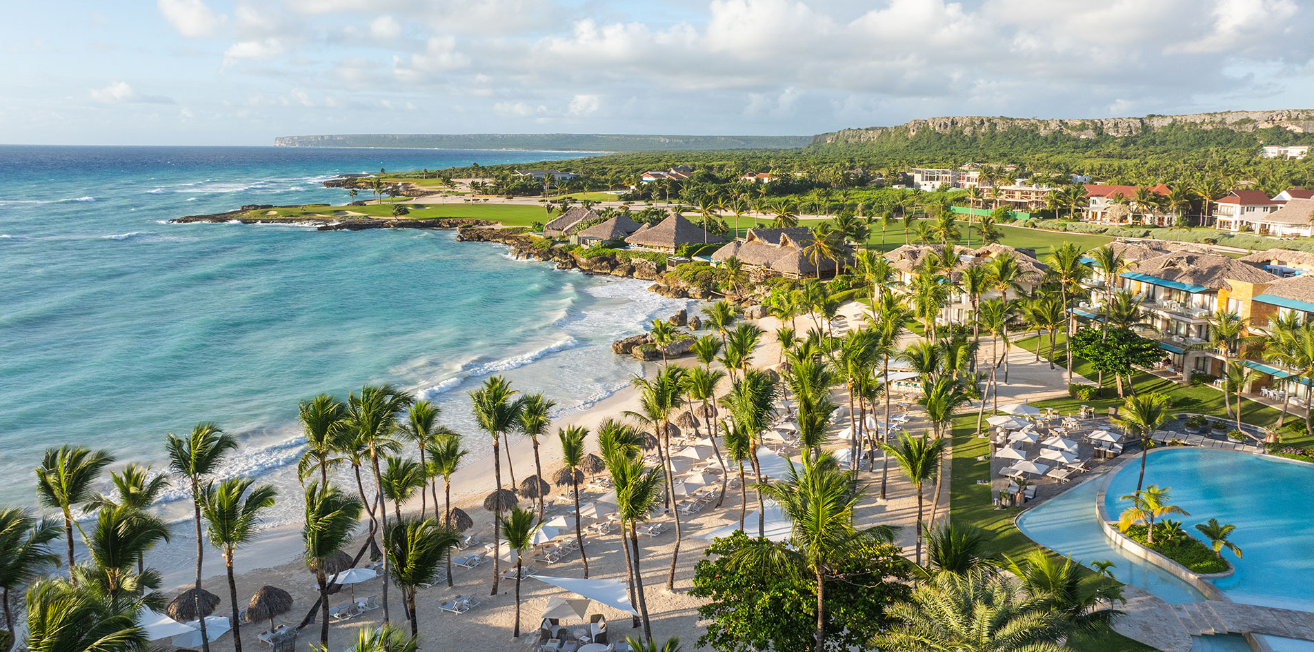 Eden Roc Cap Cana luxury boutique resort with private villas and high-end beachfront setting in Punta Cana.
