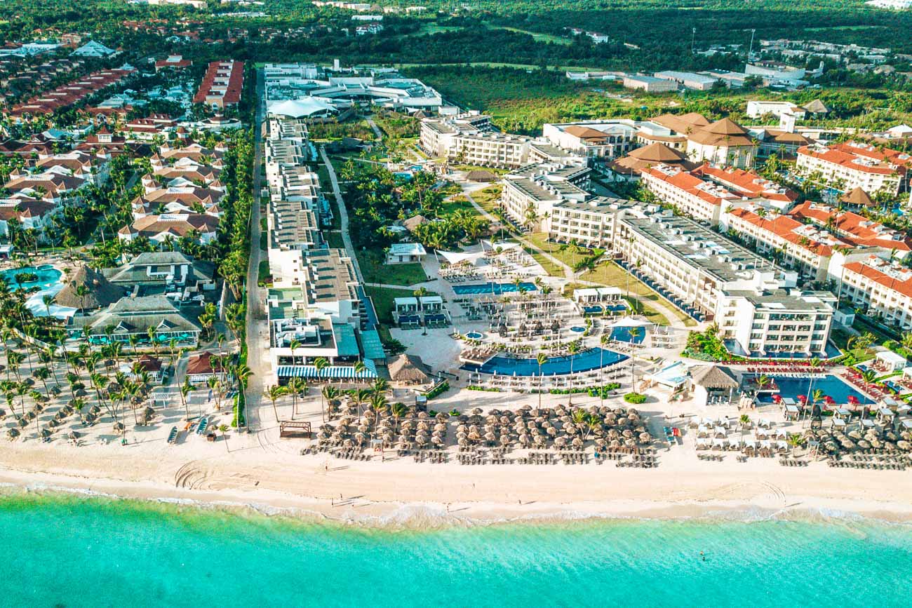 Royalton Bavaro Resort and Spa all-inclusive with lazy river water park and beachfront pools in Punta Cana.